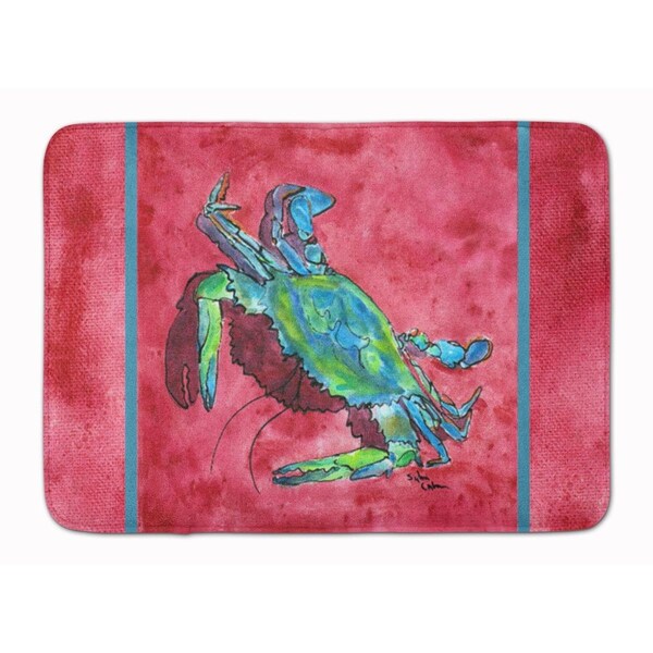 Carolines Treasures Crab Machine Washable Memory Foam Mat 8379-RUG - main